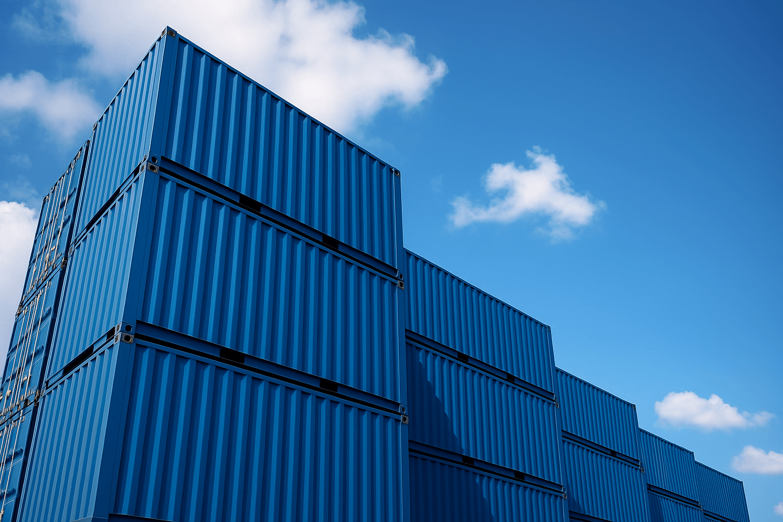Container logistics banner
